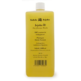 Indalo Jojoba Oil 1000 ml - Plantation Direct Sales from Spain - 100% Natural