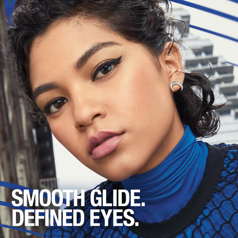 Maybelline Unstoppable Waterproof Mechanical Brown Eyeliner Pencil, Easy to Apply,