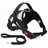 No Pull Dog Harness Breathable Adjustable Comfort Free Lead Included