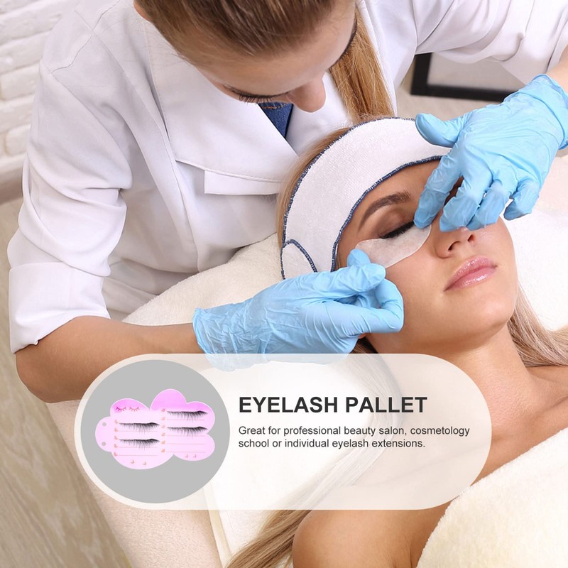 FOMIYES Eyelash Extension Supplies Magnetic Lash Tray Acrylic Platform Perfect