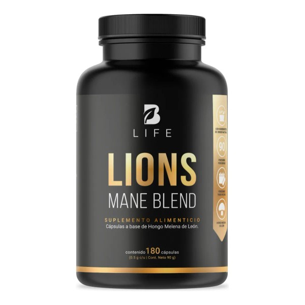 Hongo De Melena De León De 180 Cápsulas. B Life