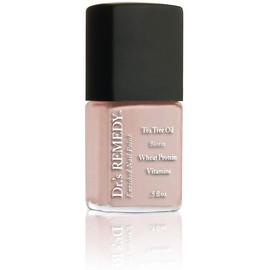 Dr.'s Remedy - Esmalte de uñas orgánico de larga duración para uñas y pies formulado por un médico (melocotón pálido)