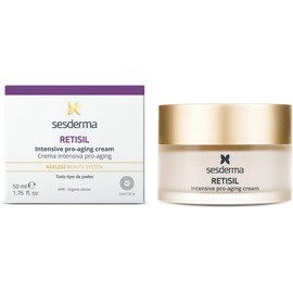 Sesderma Retisil Crema Facial Reafirmante y Antiarrugas con Retinol, Péptidos y Ácido Hialurónico, para Todo Tipo de Piel, 50 ml