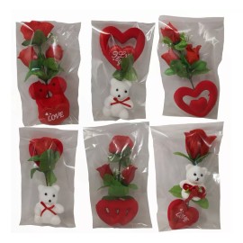 Comecializadora Sesuconsa Caja Corazon Grande Oso Individual San Valentin