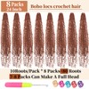 Boho Locs Crochet Hair 24 Inch Goddess locs Crochet Hair