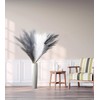8 Pcs 45" Pampas Grass Tall Faux Dried Decor, Fluffy