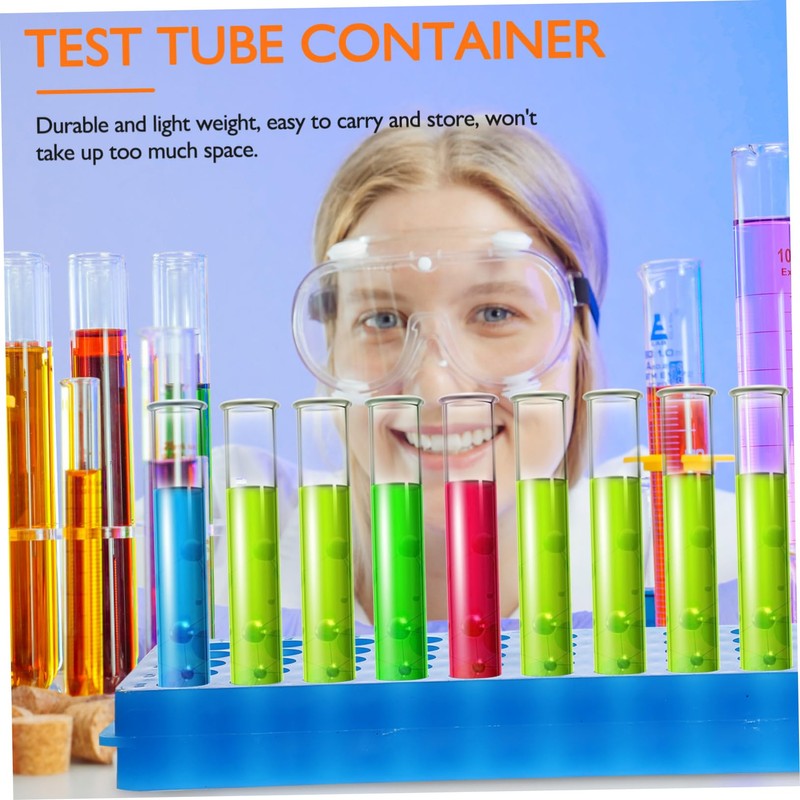 Hohopeti 5pcs Tube Racks for Microcentrifuge Vial Tube Holder Double