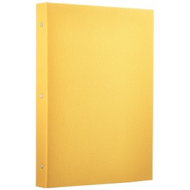 Nakabayashi Terracotta TER-L3Y-140-Y Binder-Style Pocket Album, Large Size, 3-Tier, Yellow