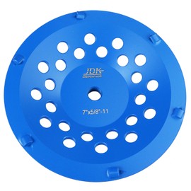 JDK 7 Inch PCD Grinding Disc with 5/8’’-11 Thread for Epoxy Paints Coating Remove (7 Inch,6PCD Segment)