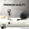WhaleLife Shower Puff 4 Pack Black Bath Sponge Shower Loofahs