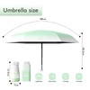 Sykerout Gradient Umbrella, Mini Umbrella, Pocket Umbrella, Compact Umbrella, Mini