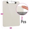 Mr. Pen- Plastic Clipboard, 12.5" x 9", 2 Pack, Silk