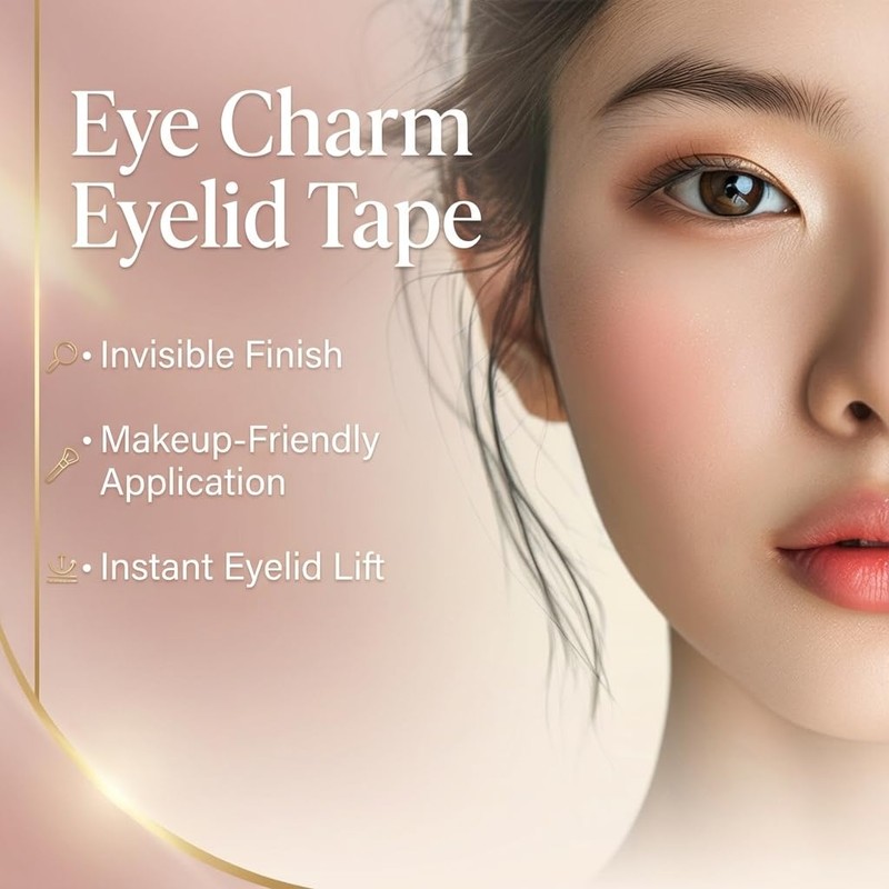 Eye Charm Magic Slim Double Eyelid Tape – Invisible Adhesive