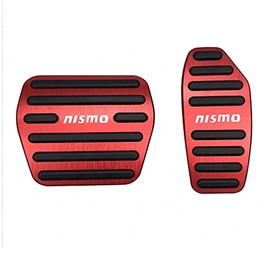 BOYOUS (Nismo) Dedicated Design for Nissan NISMO High Quality Aluminum Pedals No Tools Required Brake Axle Cover Compatible with Many Serena C27 Series X-Trail T32 Days B40 Series Luke B40 Series