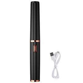 Heated Eyelash Curler 3 Temperature Modes USB Rechargeable Long Lasting Black Electric Eyelash Curler