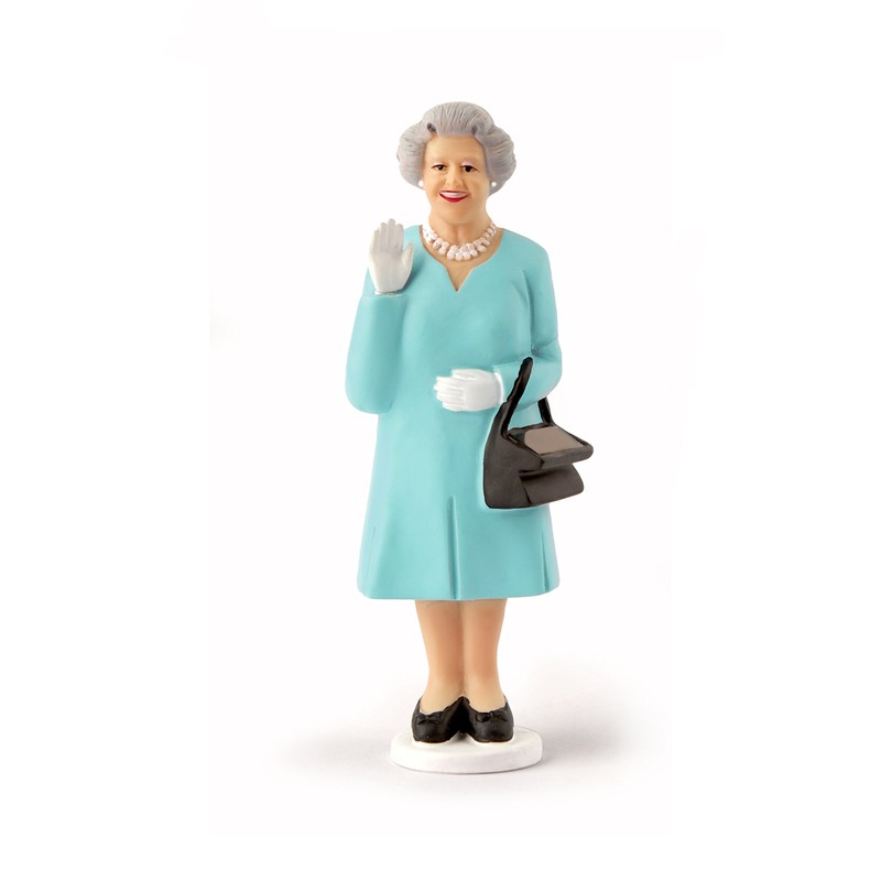 Kikkerland Figur winkenden Königin (Queen), solarbetriebene sortierte Farbe (1 Artikel)