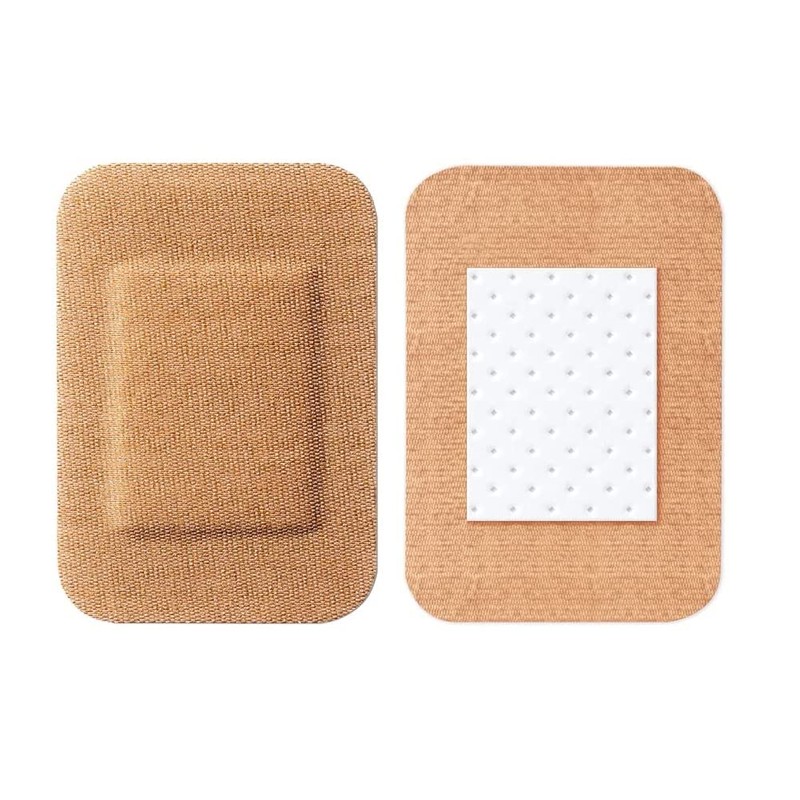 5 Extra Large Plasters Fabric Wound Dressing 50x100mm Sterile Aid