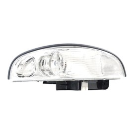 AMMOPCWTPC Headlight Left Driver Side Clear Lens W/Bulb Headlamp for Buick for Park Avenue Base/ 97-05 Composite-Type GM2502160 25689659