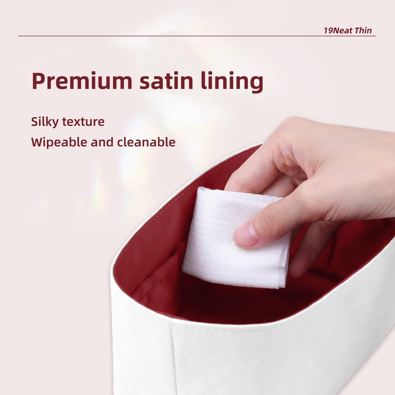 19Neat Thin Tote Bag Organiser Insert, Lightweight Insert Compatible with