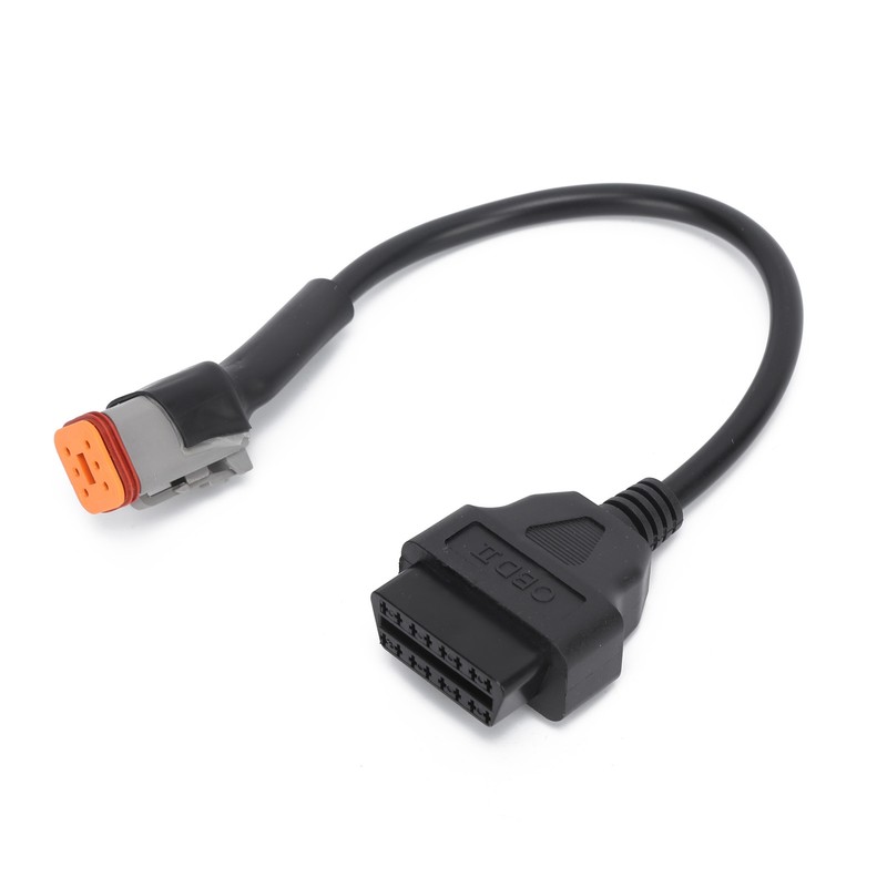 6Pin OBD2 Diagnostic Cable Adapter Professional Fault Detection for Motorcycle