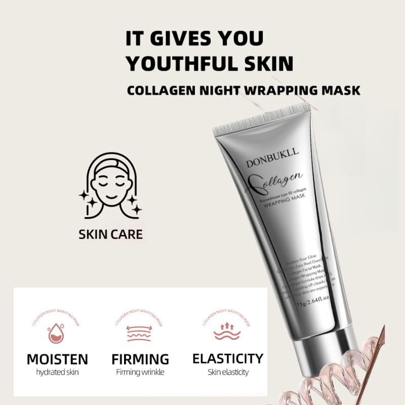 DONBUKLL Hydrolyzed Collagen Night Wrapping Mask - 2.64 fl.oz |