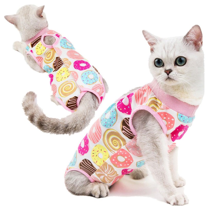 CELONROMF 2-Pack Pet Post-Surgery Recovery Suit for Cats Dogs, Abdominal