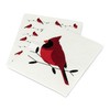 Abbott Collection 84-ASD-ABX-20 Cardinals Dish Cloths-Set of 2, Small, Ivory