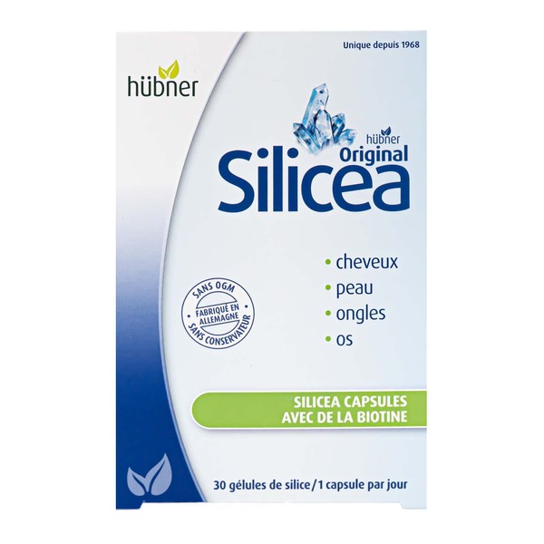 HUBNER - Silicea capsules de Silice avec Biotine - 30