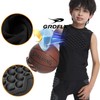 GRDFLX Youth Kids Baseball Chest Protectors Padded Compression Shirt Heart