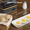 Evoloop Rapid Egg Cooker Electric 6 Eggs Capacity, Soft, Medium,