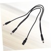 VICASKY Daisy Chain to Guitar Effects Power Supply Cable Black