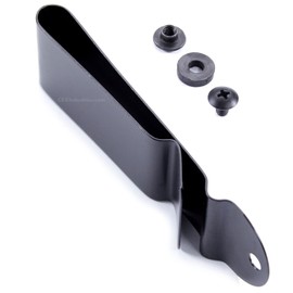 Universal Metal Belt Clip - (Fits 1.75 inch Belts) - (Black) - (w/Hardware) - (1 Pack) - Replacement Steel Clip Attachment Holder for Holsters, Sheaths, Phone Cases