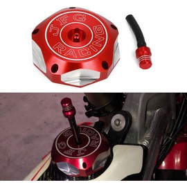 Motorcycle Fuel Cap for XR70R XR80 XR80R XR100R XR200 XR400 XR250 CRF250X CRF250R CRF450R CRF450X CRF450RX XR600L XR650L TRX400EX TRXX400EX 450R Red