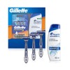 Pack Rastrillos Extra suaves 3 Piezas + Shampoo 180ml