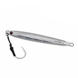 BLUEWING Speed Vertical Jigging Lure Deep Sea Saltwater Fishing Jigs for Tuna Salmon Snapper Kingfish, Silver,120g