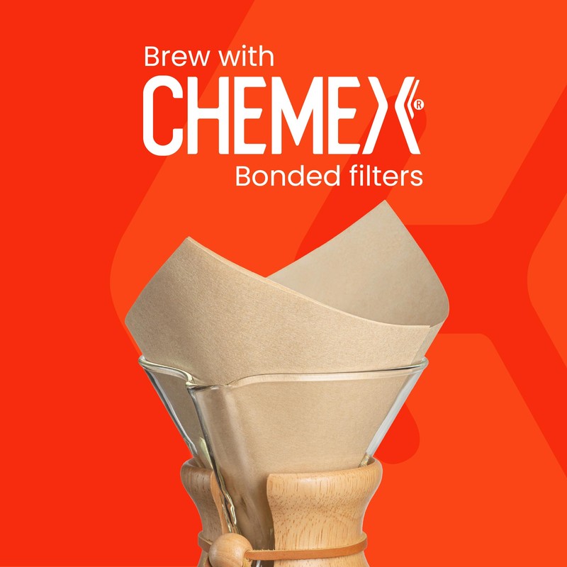 Chemex ChemAer Pour-Over Glass Handle Coffeemaker - 8-Cup - Exclusive