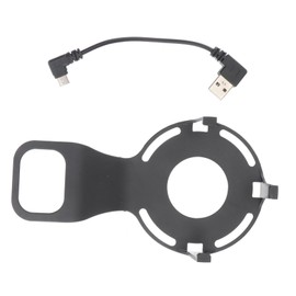 KONTONTY 1 PC Wall Mounted Smart Speaker Holder Bracket for Non Punch Installation Secure Fit No Tools Required Elegant Design for Home Decor Speaker Accessories