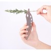 Stainless Steel Herb Stripper, 8-Hole Kitchen Leaf Stripping Tool for