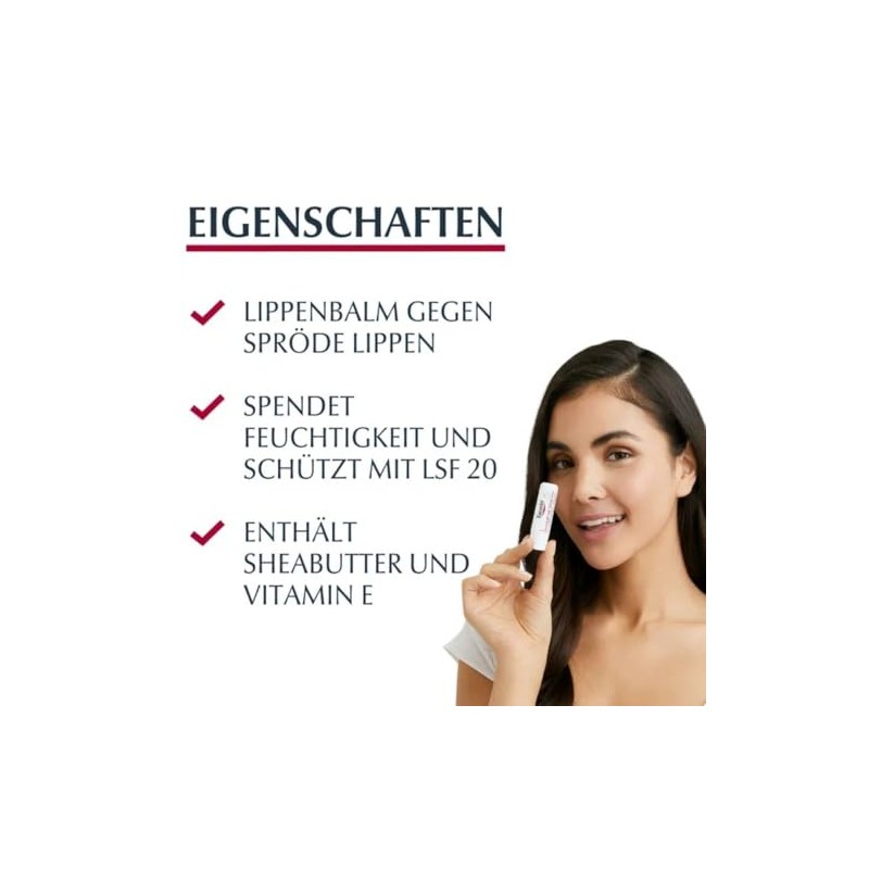 Eucerin Ph5 Bálsamo Labial Protector De Labios Fps 20, 4.8