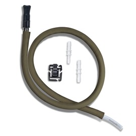 Gearhandle Drink Tube Replacement or Extension for Replacing Your Hydration Backpack Water Bladder Drink Tube. Add or Extend to Your Current Water Bladder Drink Tube Hose. (Ranger Green)