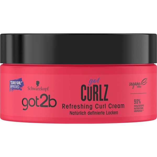 GOT2B Schwarzkopf Refreshing Curl Cream Got Curlz, 200 ml