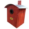 Habau 2964 nesting box, round roof, red