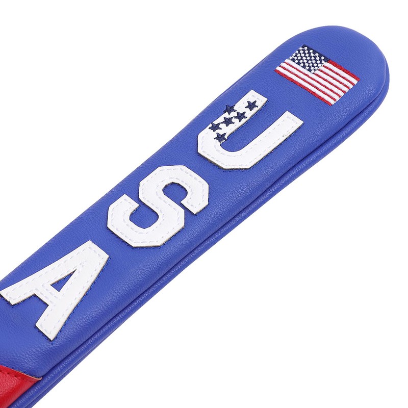 SHABIER PU Leather Waterproof Golf Alignment Stick Cover Club Protector