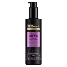 TRESemme Biotin Repair Leave-In Cream Hair Serum hair treatment with Biotin & Pro-Bond Plex for up to 3x stronger hair & 98% less breakage* 200 ml