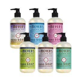 MRS. MEYER'S CLEAN DAY Liquid Hand Soap 6 Pack Variety, 12.5 OZ Each, 1 CT