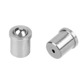 Spring Ball Piston Stainless Steel 304 Smooth Precision Positioning Beads Screw (Φ 2 × 3) (Dia × L) (4 × 5 mm)