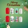 Christmas Press on Nails Short Square OFDNE Fake Nails False
