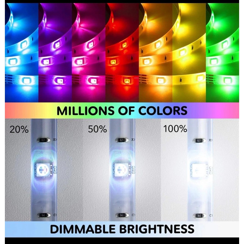 Geeni Prisma Strip 16 - Smart LED Light Kit, RGB,