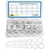 508 pcs Automotive Metric Oil Drain Plug Gasket Aluminum Flat
