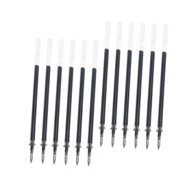 NUOBESTY 12pc Ink Refills Ink Refills for Pens Black Gel Pens Water Refill Black to Rotate Neutral Ink Pen Refills Gel Ink Pens Gel Pens Pen Refills
